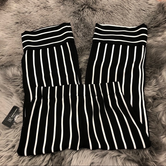 INC | Women’s Striped Cropped Pants | Size SM - Picture 3 of 4
